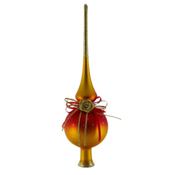 Picture of "Decorative" Glass Christmas Tree Topper