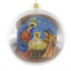 Picture of "Nativity Scene" Reverse Hand Painted Christmas Ball. Made in Ukraine.