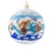 Picture of "Sleepy Winter Village" Hand Painted Christmas Ball