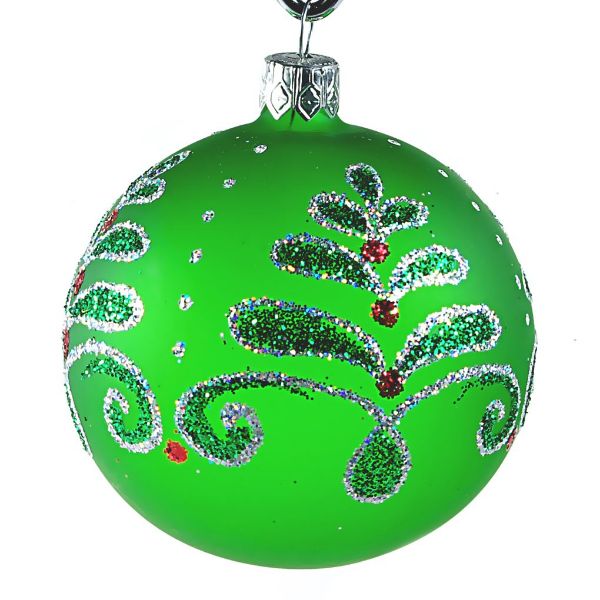 Picture of "Celebration" Christmas Ball Ornament (Lime)