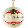 Picture of "Merry Christmas" Hand Painted Christmas Ball No.2.