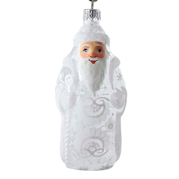 Picture of "Santa Claus" Glass Christmas Ornament.
