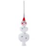 Picture of "Snowman" Glass Christmas Tree Topper