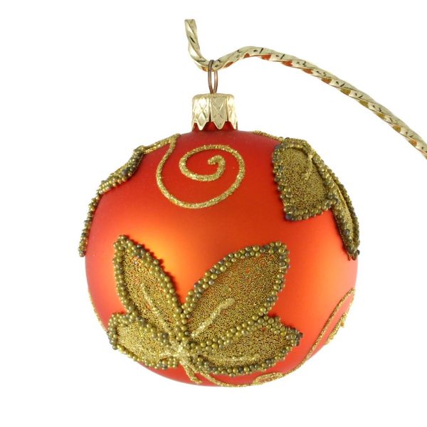 Picture of "Traditional" Hand Painted Christmas Ball Ornament No.1