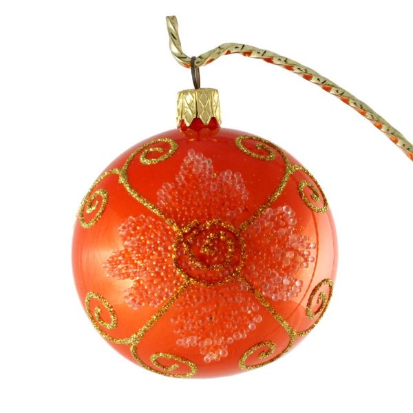 Picture of "Traditional" Hand Painted Christmas Ball Ornament No.3