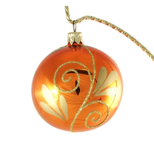 Picture of "Traditional" Hand Painted Christmas Ball Ornament No.4
