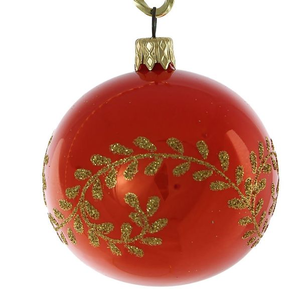 Picture of "Traditional" Hand Painted Christmas Ball Ornament No.5