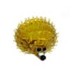 Picture of Hand Blown Glass Lampwork Collectible Miniature Hedgehog Figurine. Made in USA.