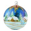 Picture of "Blue Christmas" Hand Painted Christmas Ornament. Limited edition