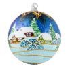 Picture of "Blue Christmas" Hand Painted Christmas Ornament. Limited edition