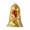 Picture of "Daffodil" Hand Painted Glass Bell Ornament.