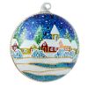 Picture of "Blue Christmas" Hand Painted Christmas Ornament #2. Limited edition