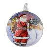 Picture of "Santa With Presents" Hand Painted Christmas Ball No.1. Made in Austria.