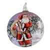 Picture of "Santa With Presents" Hand Painted Christmas Ball No.2. Made in Austria.