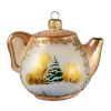 Picture of "Teapot" Glass Christmas Ornament