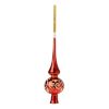 Picture of "Smile" Red Glass Christmas Mini Tree Topper