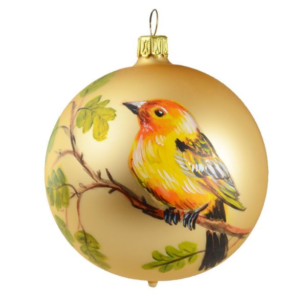 Picture of "Western Tanager" Hand Painted Christmas Ball