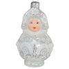 Picture of "See-Through Snow Maiden" Hand-Painted Glass Christmas Ornament