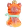 Picture of Kitten Hand Made Blown Glass Christmas Tree Ornament
