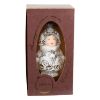 Picture of "See-Through Snow Maiden" Hand-Painted Glass Christmas Ornament