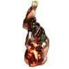 Picture of " Bunny With A Contrabass" Hand-Painted Glass Christmas Ornament