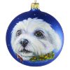 Picture of Maltese Glass Christmas Ball Ornament