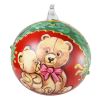 Picture of "Cuddling Teddy Bears" Hand Painted Christmas Ball (Austria)