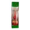 Picture of 12.4" Christmas Star Red Matte Glass Christmas Tree Topper