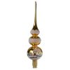 Picture of " Old Town Christmas" Gold Glass Christmas Tree Topper