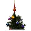 Picture of 12.4" Christmas Star Red Matte Glass Christmas Tree Topper