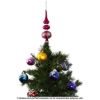 Picture of "Lace" Pink Glass Christmas Tree Topper