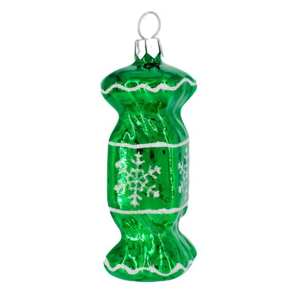 Picture of Glass Christmas Tree Green Candy Ornament