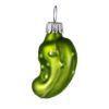 Picture of Glass Christmas Mini Pickle Ornament (matte apple green)