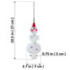 Picture of "Snowman" Glass Christmas Tree Topper