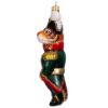 Picture of Tiger the General in Chief Hand Made Blown Glass Christmas Tree Ornament