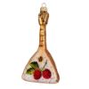 Picture of Hand Made Hand Painted Glass Balalaika Christmas Tree Ornament
