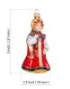 Picture of Tsarina - Russian Princess Hand Painted Glass Christmas Tree Ornament