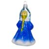 Picture of Snow Maiden Hand Made Hand Blown Glass Christmas Tree Figurine