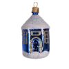 Picture of Czech Hand Painted Houses Glass Christmas Tree Ornament Set