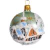 Picture of Czech Hand Painted 6-Ball Glass Christmas Tree Ornament Set - Pistachio