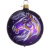 Picture of Horse Hand Painted Glass Christmas Tree Ball Ornament