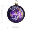 Picture of Horse Hand Painted Glass Christmas Tree Ball Ornament