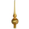 Picture of Gold Matte Glass Christmas Tree Topper. Made In Czech Republic 