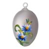 Picture of Bunny With a Baby Duck Czech Hand Blown Glass Easter Egg Ornament
