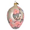 Picture of Hand Blown Large Glass Easter Egg Ornament Cherry Tree Blossom