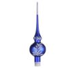 Picture of "Christmas Night" Glass Christmas Tree Topper Blue
