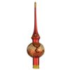Picture of "Tender" Glass Christmas Tree Topper (red matte)