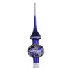 Picture of "Fascination" Blue Glass Christmas Tree Topper