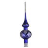 Picture of "Lace" Glass Christmas Tree Topper (Blue)