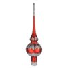 Picture of "Grace" Red Glass Christmas Tree Topper
